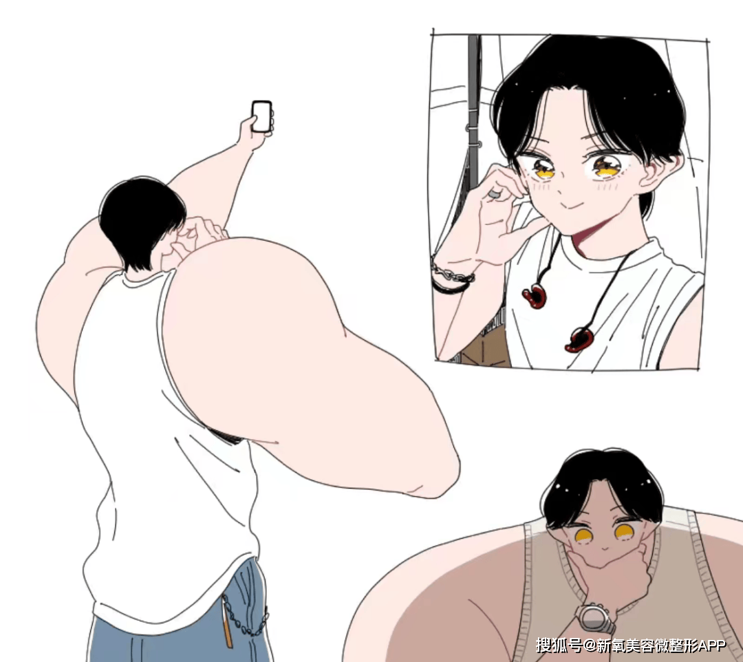 韩国男人往肩部埋双开门硅胶，20w人民币打成偏瘫？