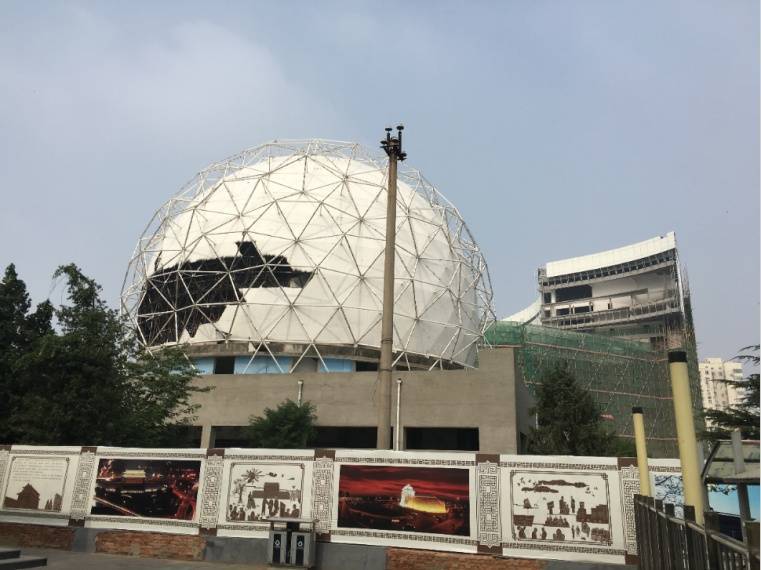 北京三环边上的白色大“圆球”,变身啦!