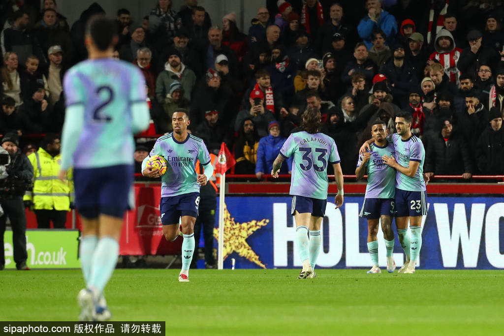 英超-热苏斯破门 阿森纳3-1逆转小蜜蜂三连胜升第二