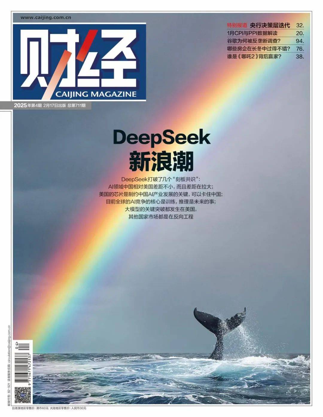 狂潮30天，DeepSeek改变了谁？｜《财经》封面