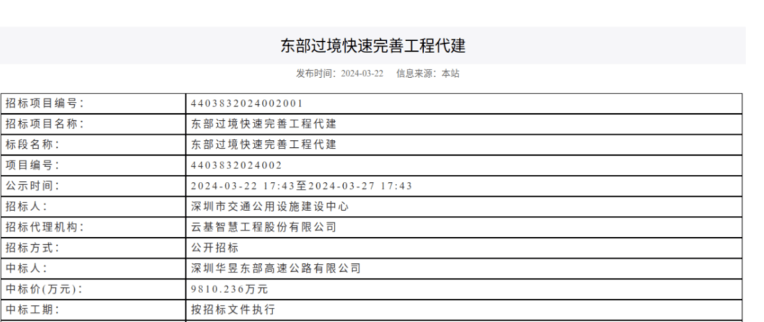 一度被传"烂尾"!盼了15年的深圳东部过境高速,终于等来官宣推进
