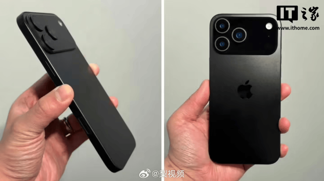 iPhone17Pro机模曝光，摄像头设计改为一条贯穿手机背面的“摄像头条”