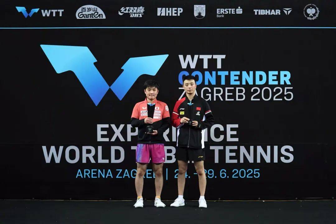 张本智和、大藤沙月单打夺冠 | WTT常规挑战赛萨格勒布站