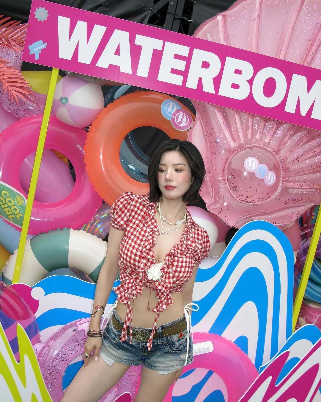 韩国水弹音乐节名场面：宋雨琦宣美柳智敏性感火辣权恩妃超撩人