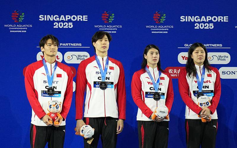 游泳世锦赛-中国队收获2银1铜 法国选手马尔尚破世界纪录