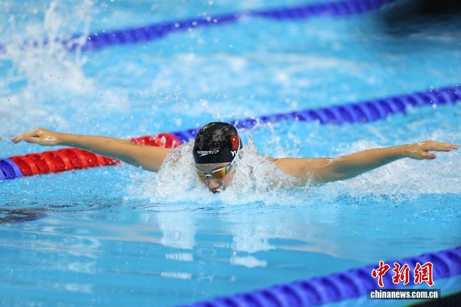 新加坡游泳世锦赛:12岁小将于子迪获女子200米蝶泳第四名