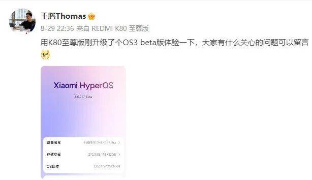 曾被雷军点名“动不动泄密”的王腾被辞退，本人深夜致歉，曾任小米高管