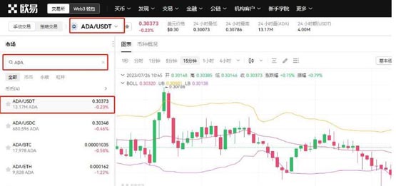 ADA交易(as交易平台)